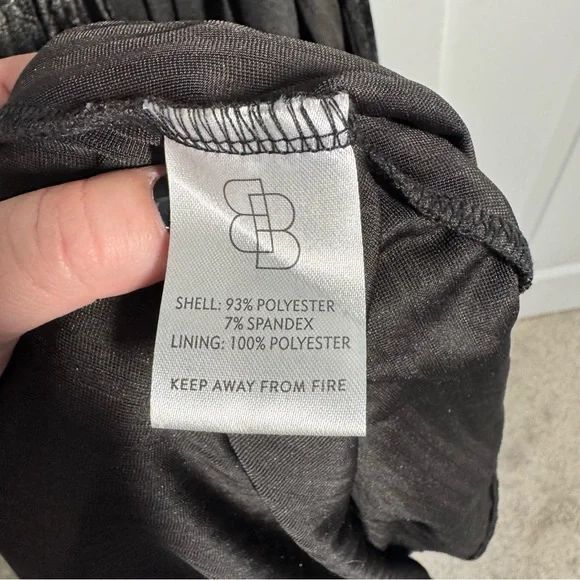 Baltic Born Black Velvet Andi Ribbed Wrap Dress Size Small Formal Bridesmaid - Picture 14 of 15